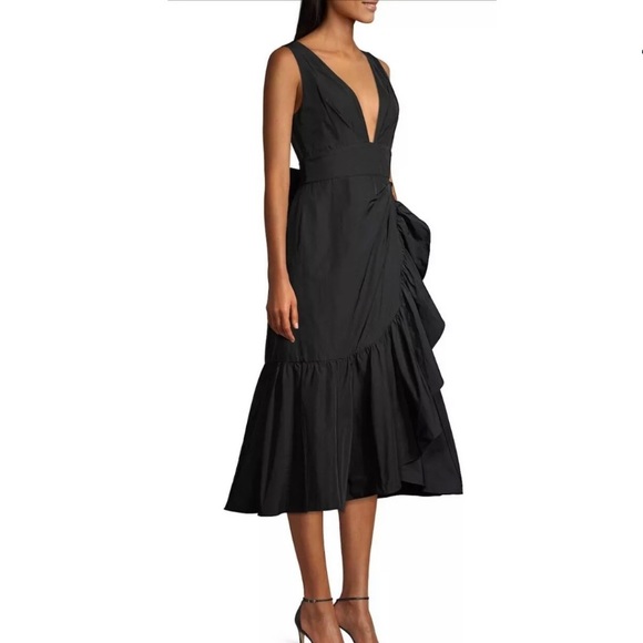 Rebecca Taylor Sleevless Taffeta Dress Size 14, XL - Picture 4 of 6